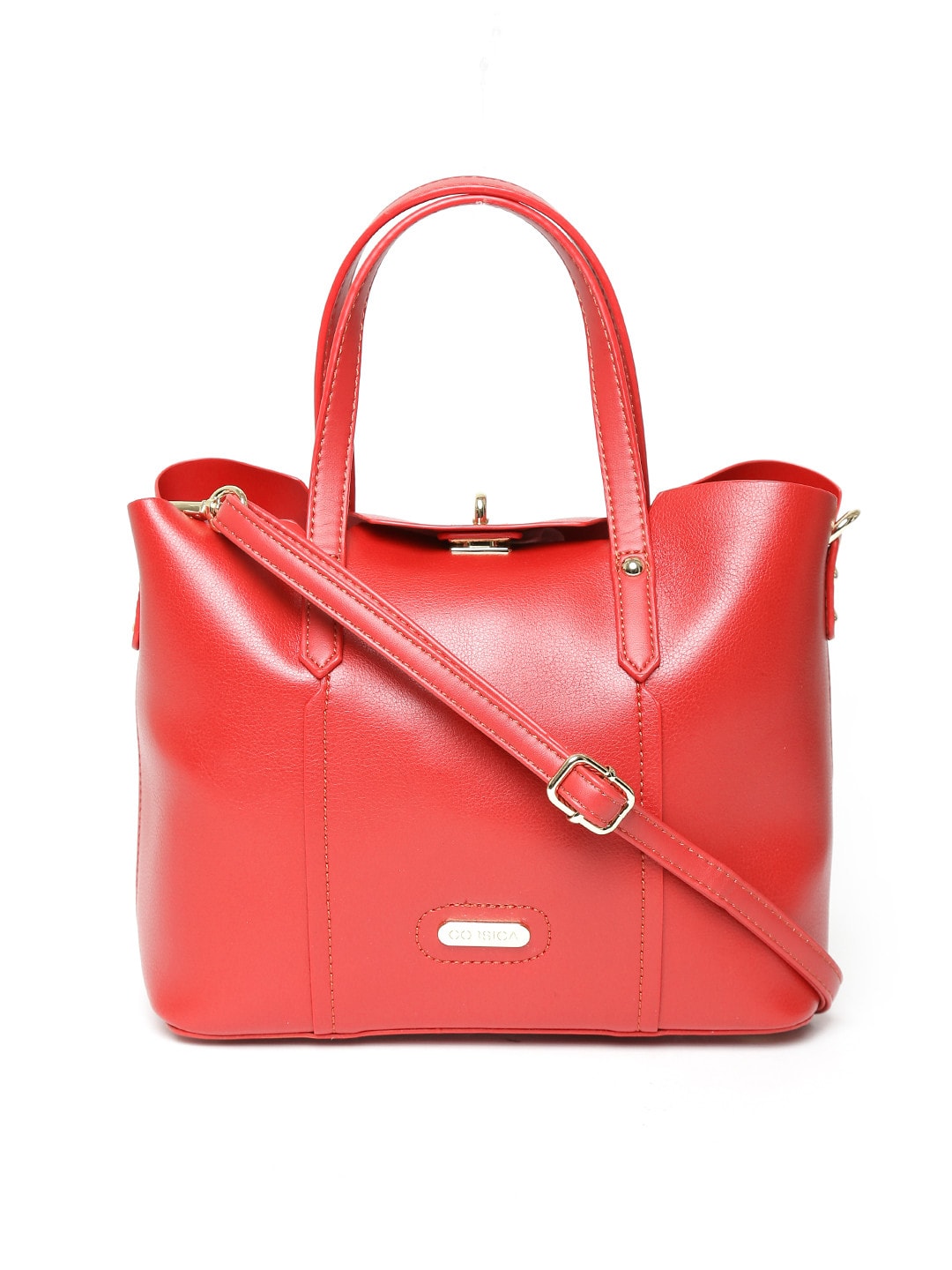 Red Handbag with Strap